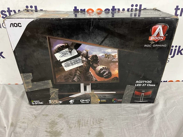 Aoc agon ag271qg - wqhd gaming monitor (165 hz) - afbeelding 2 van  2
