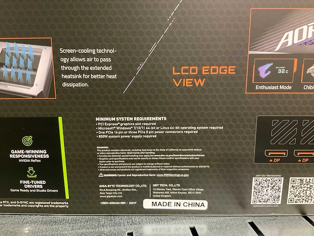 Aorus master geforce rtx 4080 videokaart - afbeelding 4 van  6