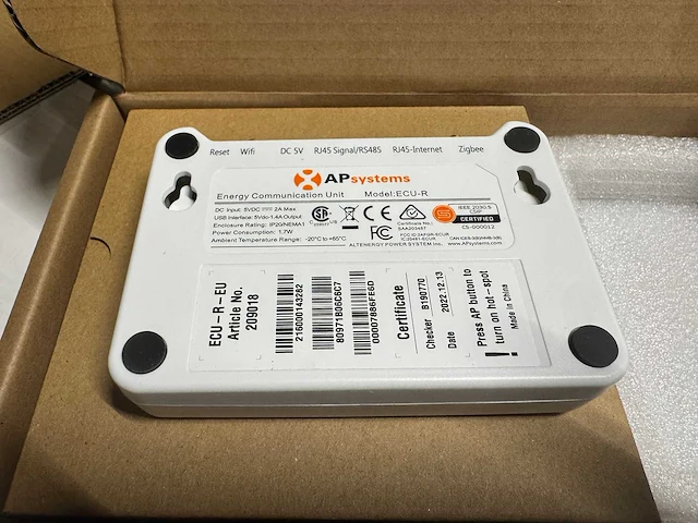 Ap systems - ecu-r 3 - monitoring - afbeelding 2 van  4