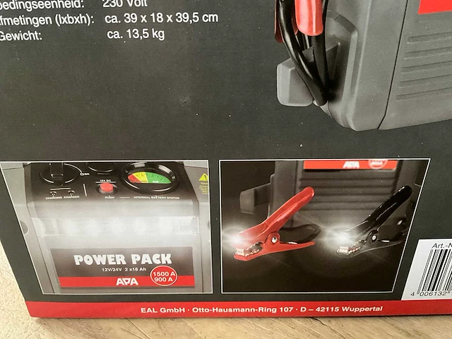 A.p.a. 12/24v 1500/900 ampère starthulp / startbooster - afbeelding 5 van  18