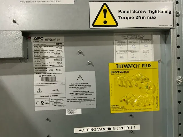 Apc/schneider mge galaxy 5500 driefasen stroombeveiliging “100 kva” - afbeelding 3 van  20