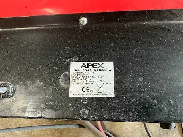 Apex bga1401-30 heater - afbeelding 5 van  5