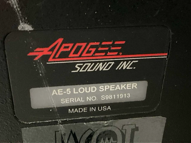 Apogee ae-5 luidspreker-set met versterker - afbeelding 5 van  8
