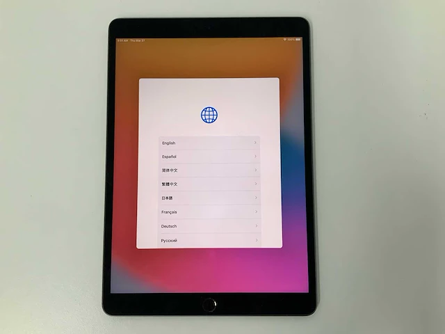 Apple - 10.5-inch ipad air 3 wifi, 64gb, space gray - muuj2fn/a - afbeelding 1 van  3