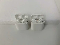 Apple - a1602 airpods 2 with charging case - mv7n2am/a (2x) - afbeelding 1 van  2