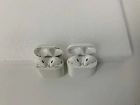Apple - a1608 & a1932 airpods 2 with charging case - mv7n2am/a & mrxj2am/a (2x) - afbeelding 1 van  2