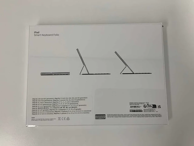 Apple - a2038 ipad smart keyboard folio duits mxnk2d/a - afbeelding 2 van  2