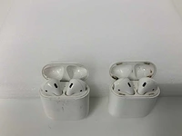 Apple - airpods 2, with charging case - mv7n2zm/a (2x) - afbeelding 1 van  1