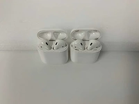 Apple - airpods 2, with charging case - mv7n2zm/a (2x) - afbeelding 1 van  2