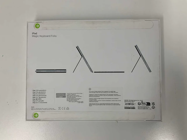 Apple - ipad 10 magic keyboard folio brits - afbeelding 2 van  2