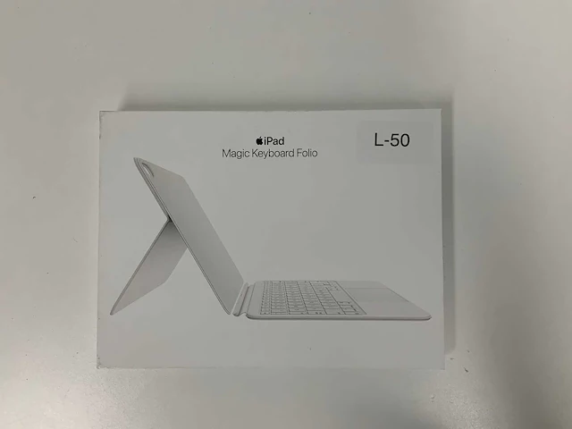 Apple - ipad 10th generation magic keyboard folio white british - afbeelding 1 van  2