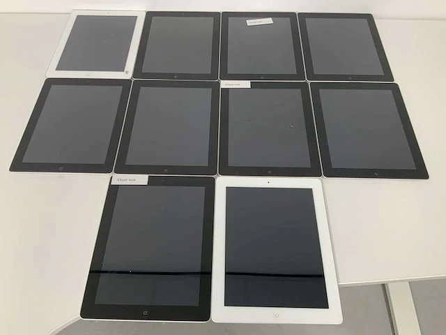Apple - ipad 2 16gb black/white & ipad4 32gb black fmi (10x) - afbeelding 2 van  3