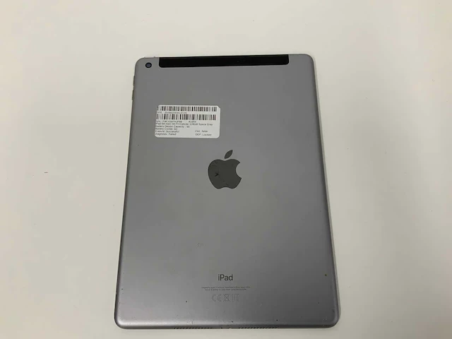 Apple - ipad 6 (2018) wifi+cellular 128gb space gray - afbeelding 3 van  3