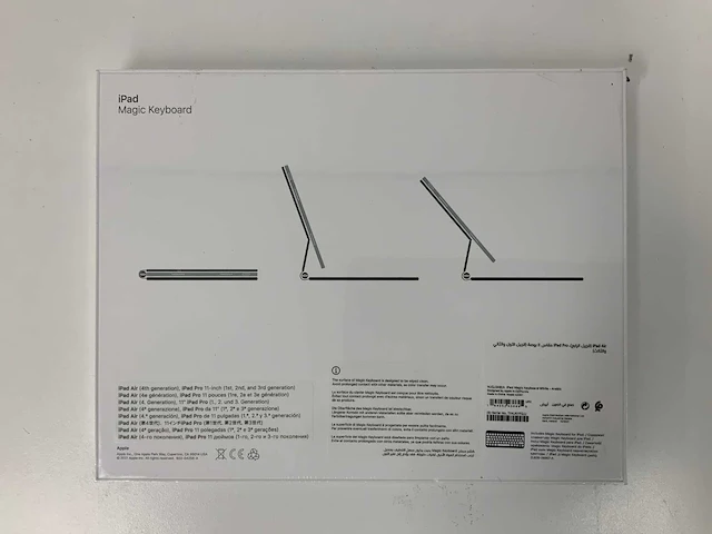 Apple - ipad air & ipad pro 11-inch magic keyboard arabic white - afbeelding 2 van  2