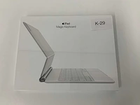 Apple - ipad air & ipad pro 11-inch magic keyboard white arabic - afbeelding 1 van  2