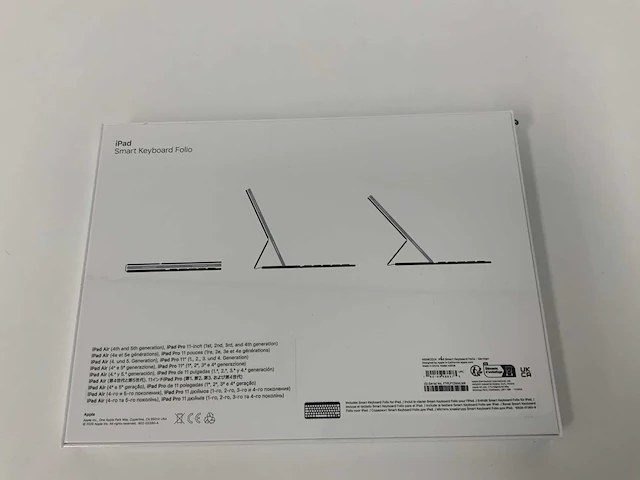 Apple - ipad air & ipad pro 11-inch smart keyboard folio duits - afbeelding 2 van  2