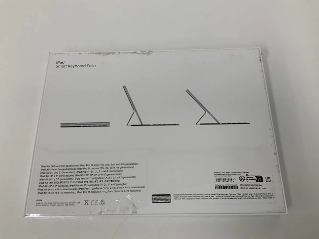 Apple - ipad air & ipad pro 11-inch smart keyboard folio duits - afbeelding 2 van  2