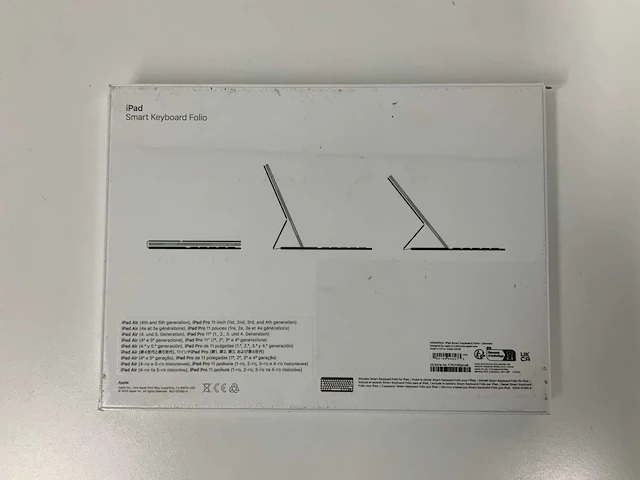Apple - ipad air & ipad pro 11-inch smart keyboard folio duits - afbeelding 2 van  2