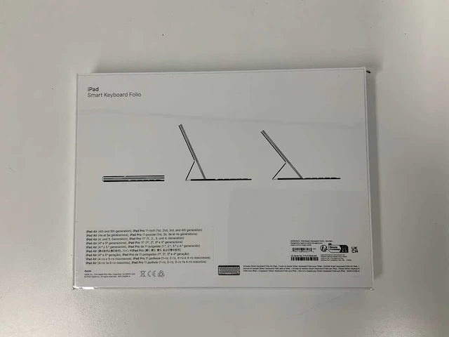 Apple - ipad air & ipad pro 11-inch smart keyboard folio duits - afbeelding 2 van  2