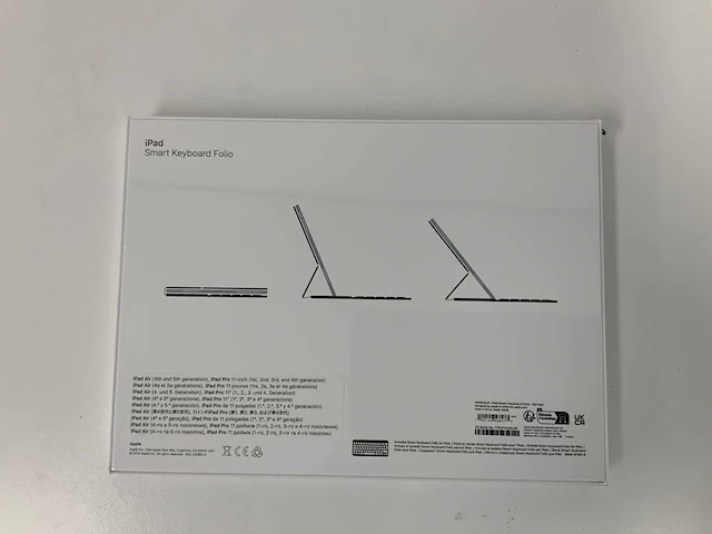 Apple - ipad air & ipad pro 11-inch smart keyboard folio duits - afbeelding 2 van  2