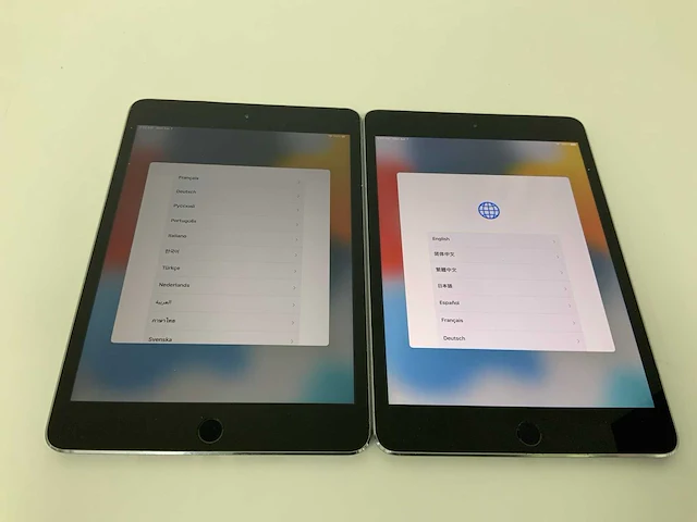 Apple - ipad mini 4 (wi-fi + cellular) space grey (2x) - afbeelding 1 van  3
