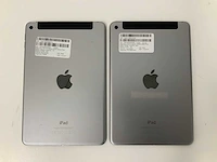 Apple - ipad mini 4 wifi + cellular 64/128gb space gray (2x) - afbeelding 3 van  3