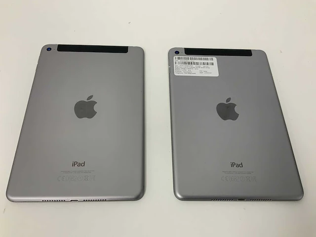 Apple - ipad mini 4 wifi+cellular 64gb space gray (2x) - afbeelding 3 van  3