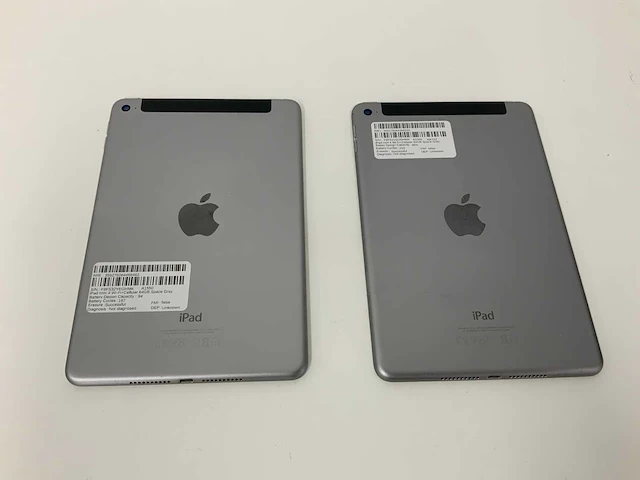 Apple - ipad mini 4 wifi+cellular 64gb space gray (2x) - afbeelding 3 van  3