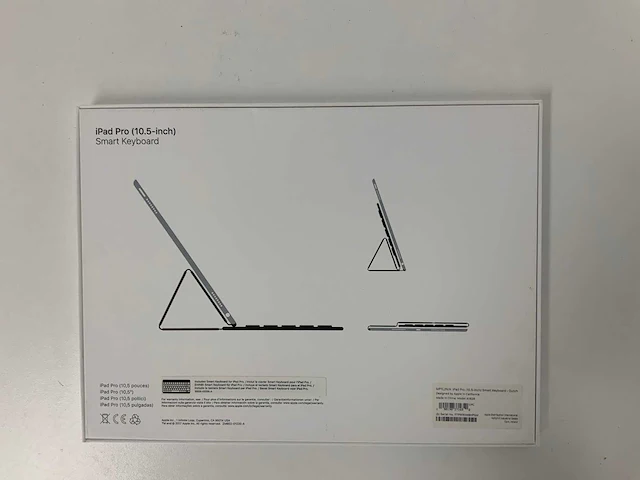 Apple - ipad pro 10.5-inch smart keyboard dutch - afbeelding 2 van  2