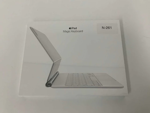 Apple - ipad pro 11-inch(1e, 2e, 3e generatie) & ipad air(4e generatie) magic arabic keyboard white - afbeelding 1 van  2