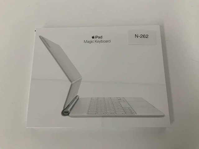 Apple - ipad pro 11-inch(1e, 2e, 3e generatie) & ipad air(4e generatie) magic arabic keyboard white - afbeelding 1 van  2