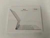 Apple - ipad pro 11-inch(1e, 2e, 3e generatie) & ipad air(4e generatie) magic arabic keyboard white - afbeelding 1 van  2