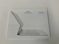 Apple - ipad pro 11-inch(1e, 2e, 3e generatie) & ipad air(4e generatie) magic qwertz keyboard white - afbeelding 1 van  2