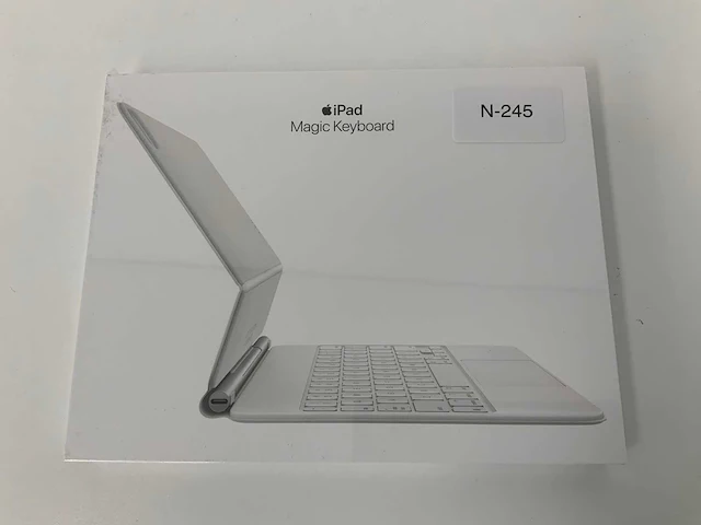 Apple - ipad pro 11-inch(1e, 2e, 3e generatie) & ipad air(4e generatie) magic qwertz keyboard white - afbeelding 1 van  2