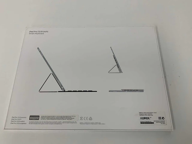 Apple - ipad pro 12.9-inch smart keyboard azerty french - afbeelding 2 van  2