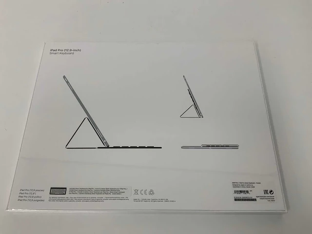 Apple - ipad pro 12.9-inch smart keyboard azerty french - afbeelding 2 van  2