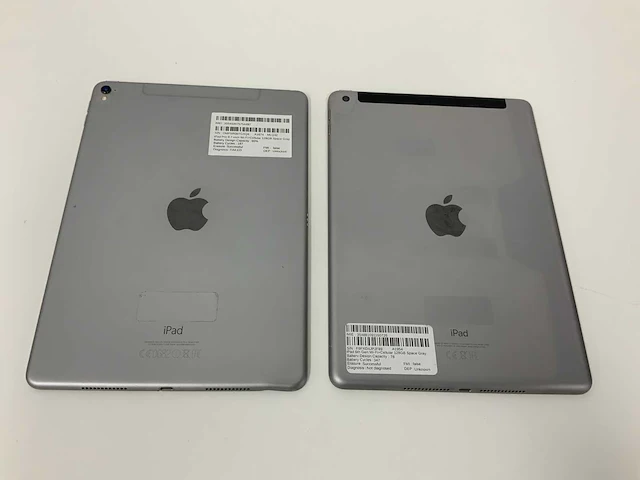 Apple - ipad pro (2016): wi-fi + cellular, 128gb, space gray (x2) - afbeelding 3 van  3