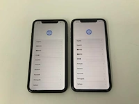 Apple - iphone 11 64gb black (2x) - afbeelding 1 van  3
