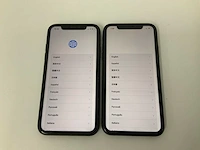 Apple - iphone 11 64gb black (2x) - afbeelding 1 van  3