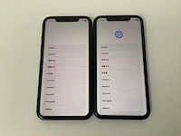 Apple - iphone 11 64gb black (2x) - afbeelding 1 van  3
