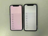 Apple - iphone 11 pro 64gb space gray + iphone 11 64gb black (2x) - afbeelding 1 van  3
