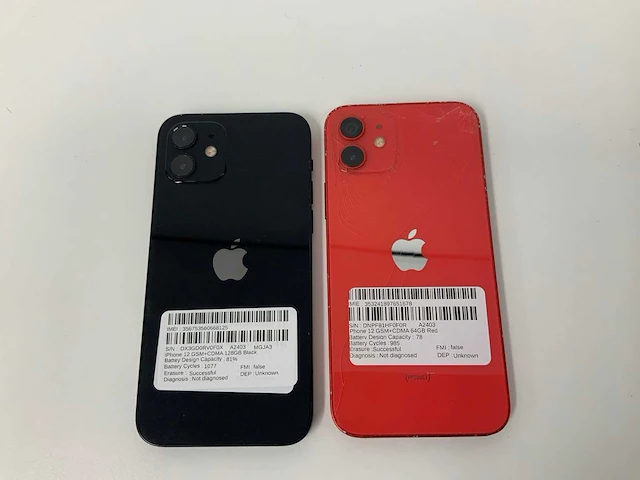 Apple - iphone 12 64gb/128gb red/black (2x) - afbeelding 3 van  3