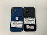Apple - iphone 12 mini 64gb black/blue (2x) - afbeelding 3 van  3