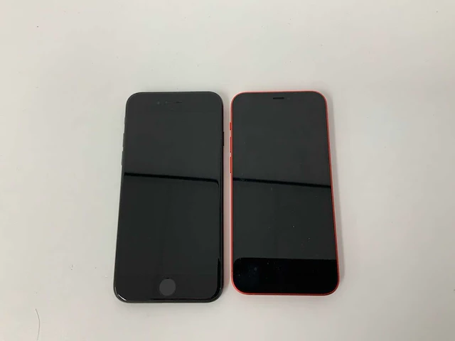 Apple - iphone 12 mini 64gb red + iphone se(2020) 2nd gen 64gb black (2x) - afbeelding 2 van  3