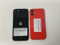 Apple - iphone 12 mini 64gb red + iphone se(2020) 2nd gen 64gb black (2x) - afbeelding 3 van  3