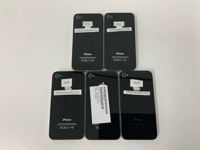 Apple - iphone 4s 16gb black (5x) - afbeelding 3 van  3