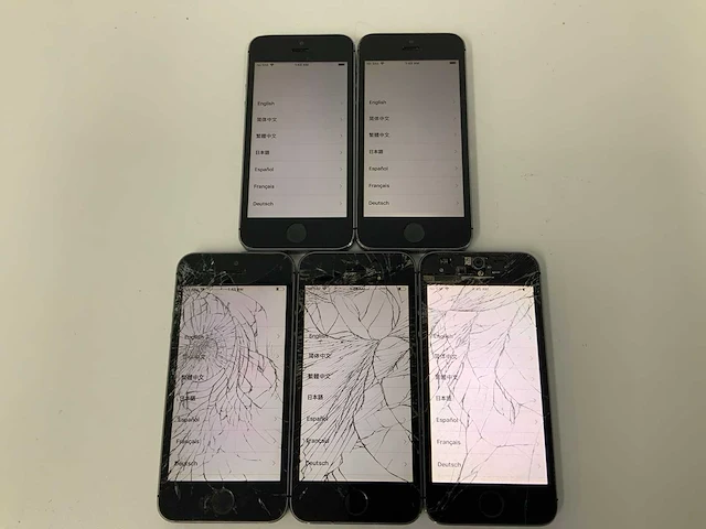 Apple - iphone 5s 16gb space gray (5x) - afbeelding 1 van  3