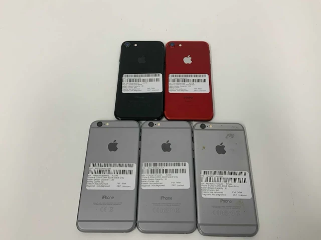 Apple - iphone 6 & 7 32/64/256gb red/black/space gray - afbeelding 3 van  3