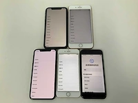 Apple - iphone 6/8/x/xr gold/space gray/black (5x) - afbeelding 1 van  3