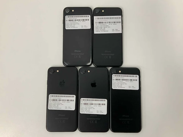 Apple - iphone 7 gsm 32gb black (5x) - afbeelding 3 van  3